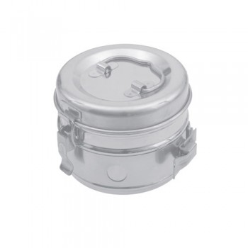 Schimmelbusch Dressing Sterilizing Drum Without Filter - Laterally Perforated Stainless Steel, Size Ø 390 x 290 mm